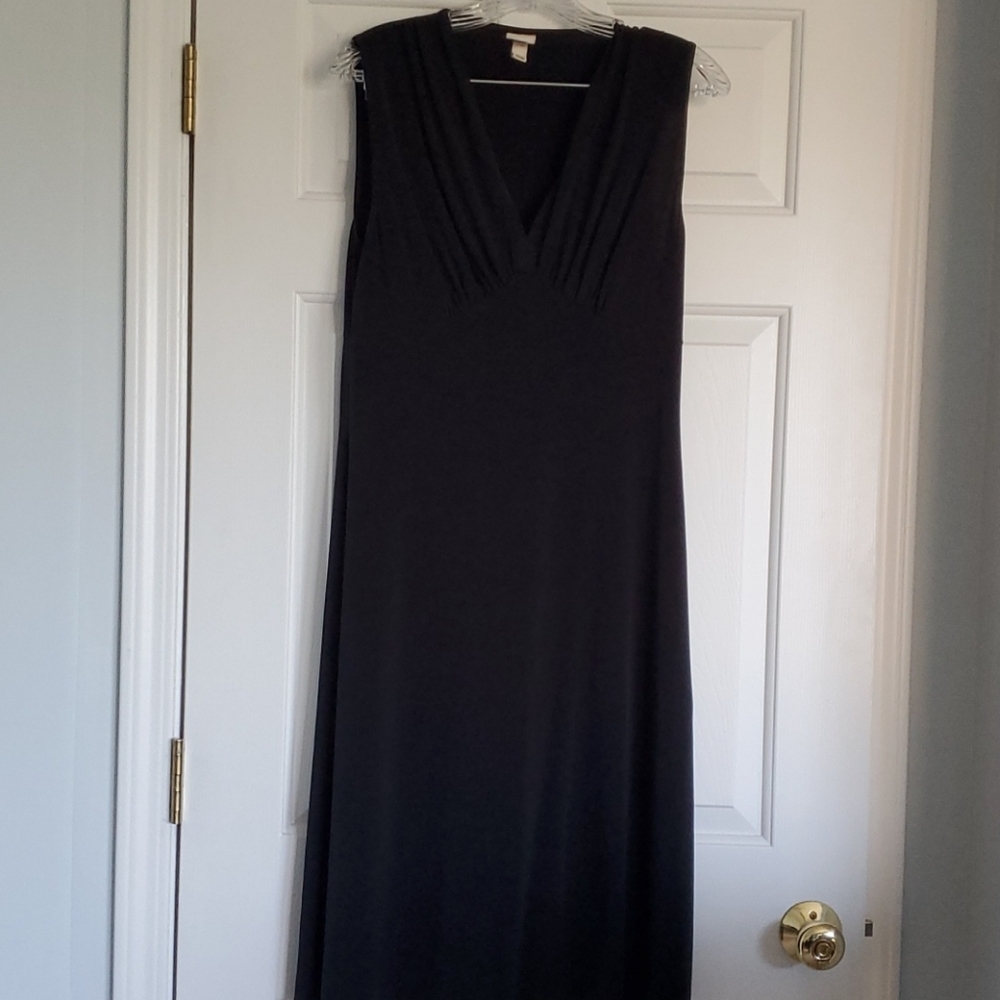Solid Black Dress